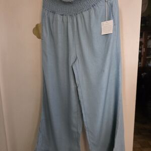 Joie Blue Smocked Top